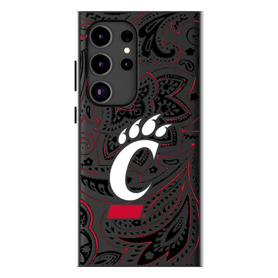 University of Cincinnati Bearcats Paisley MagSafe Compatible Phone Case-0