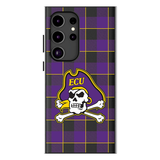 East Carolina Pirates Plaid Magnetic Phone Case-1