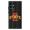 Iowa State University Cyclones Text Backdrop MagSafe Compatible Phone Case-0