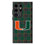 Miami Hurricanes Plaid Magnetic Phone Case-1