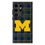 Michigan Wolverines Plaid Magnetic Phone Case-1