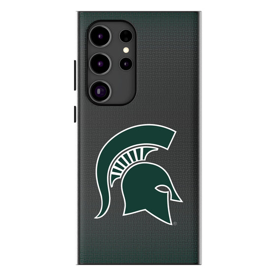 Michigan State University Spartans Linen MagSafe Compatible Phone Case-0