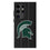 Michigan State University Spartans Text Backdrop MagSafe Compatible Phone Case-0