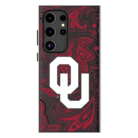 University of Oklahoma Sooners Paisley MagSafe Compatible Phone Case-0