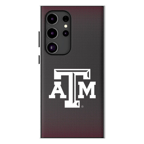 Texas A&M University Aggies Linen MagSafe Compatible Phone Case-0