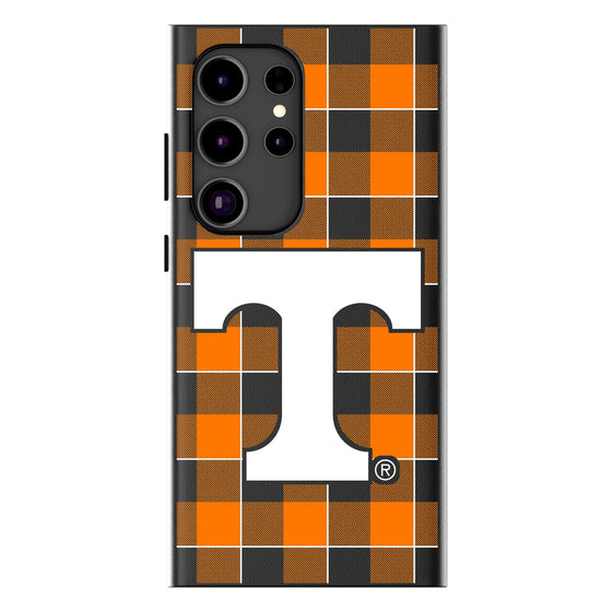 Tennessee Volunteers Plaid Magnetic Phone Case-1