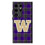 Washington Huskies Plaid Magnetic Phone Case-1