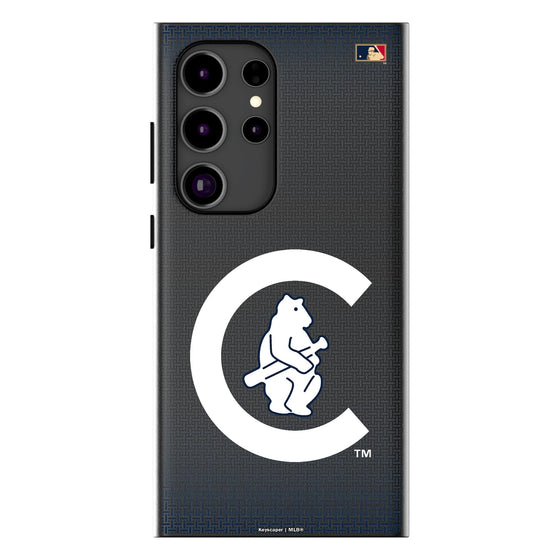 Chicago Cubs 1911-1912 - Cooperstown Collection Linen MagSafe Compatible Phone Case-0