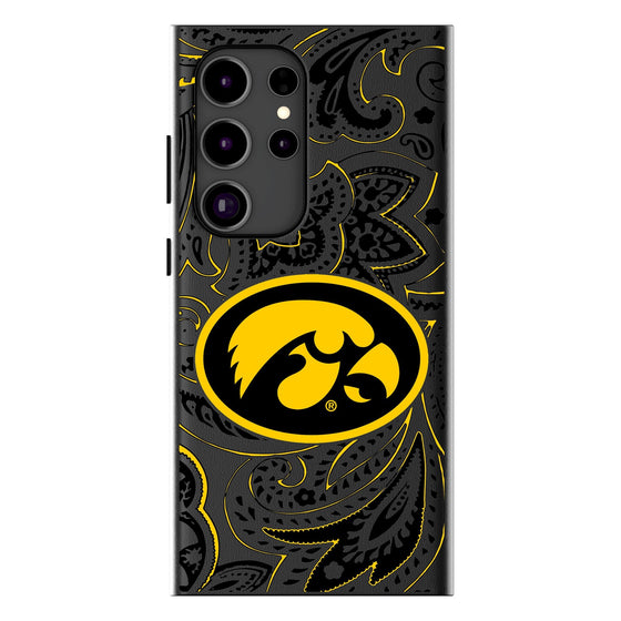 Iowa Hawkeyes Paisley Magnetic Phone Case-1