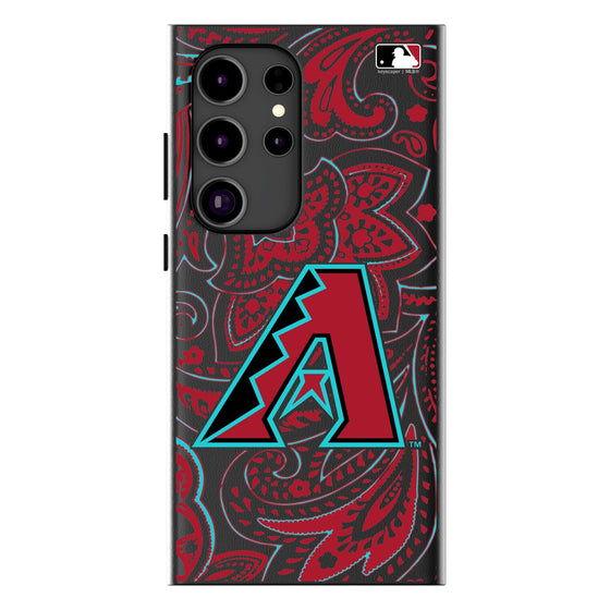 Arizona Diamondbacks Paisley MagSafe Compatible Phone Case-0