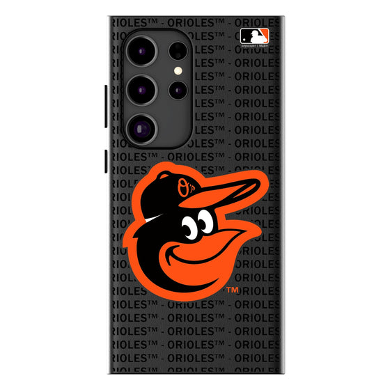 Baltimore Orioles Text Backdrop MagSafe Compatible Phone Case-0