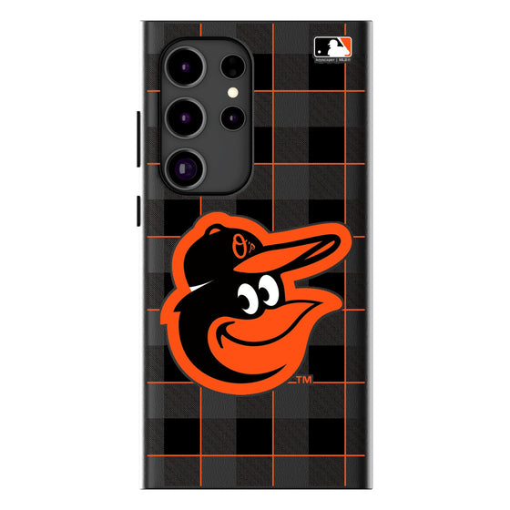 Baltimore Orioles Plaid MagSafe Compatible Phone Case-0