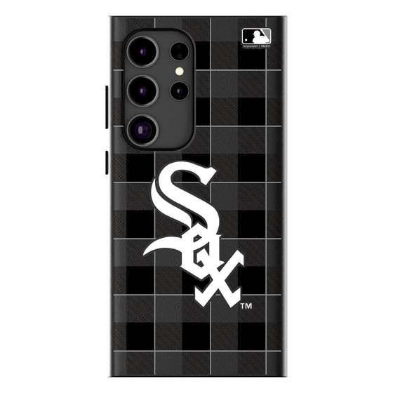 Chicago White Sox Plaid MagSafe Compatible Phone Case-0