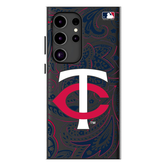 Minnesota Twins Paisley Magnetic Phone Case-1