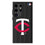 Minnesota Twins Text Backdrop MagSafe Compatible Phone Case-0