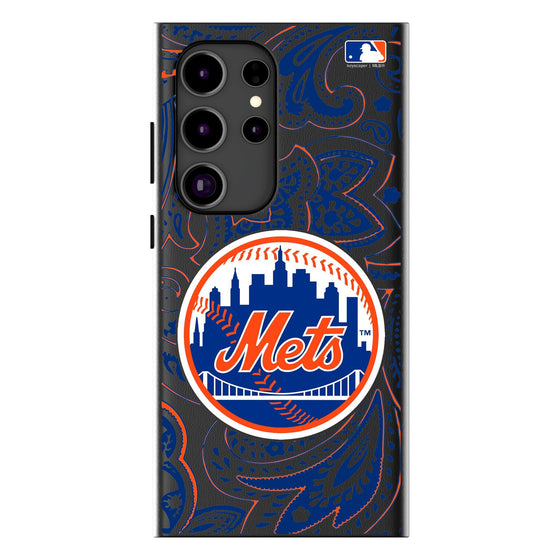 New York Mets Paisley MagSafe Compatible Phone Case-0