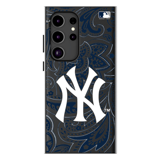 New York Yankees Paisley Magnetic Phone Case-1