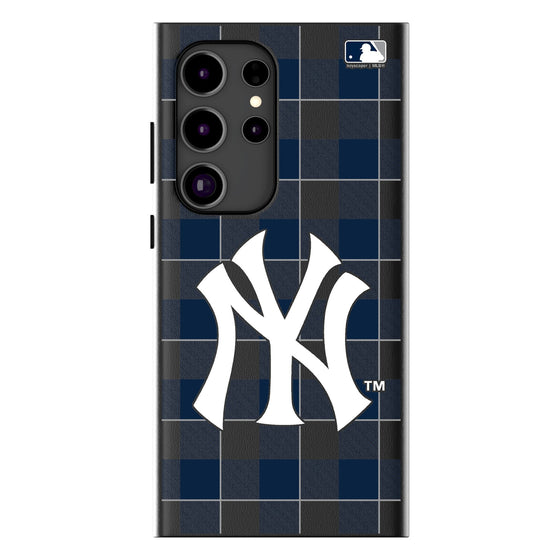 New York Yankees Plaid MagSafe Compatible Phone Case-0