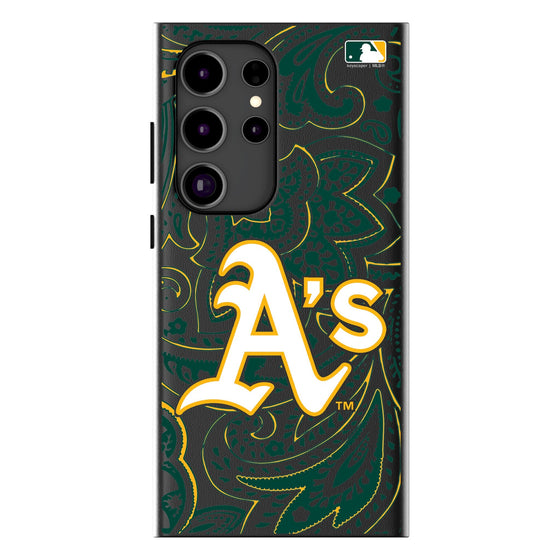 Oakland Athletics Paisley MagSafe Compatible Phone Case-0