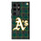 Oakland Athletics Plaid Magnetic Phone Case-1