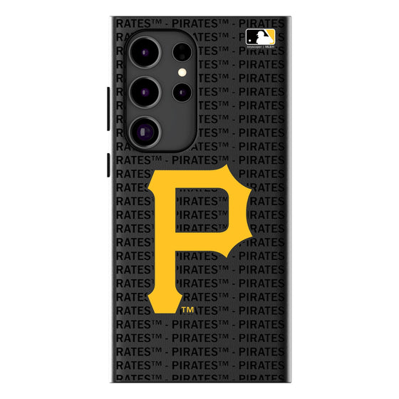 Pittsburgh Pirates Text Backdrop MagSafe Compatible Phone Case-0