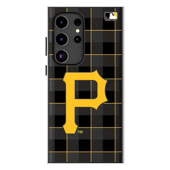 Pittsburgh Pirates Plaid Magnetic Phone Case-1