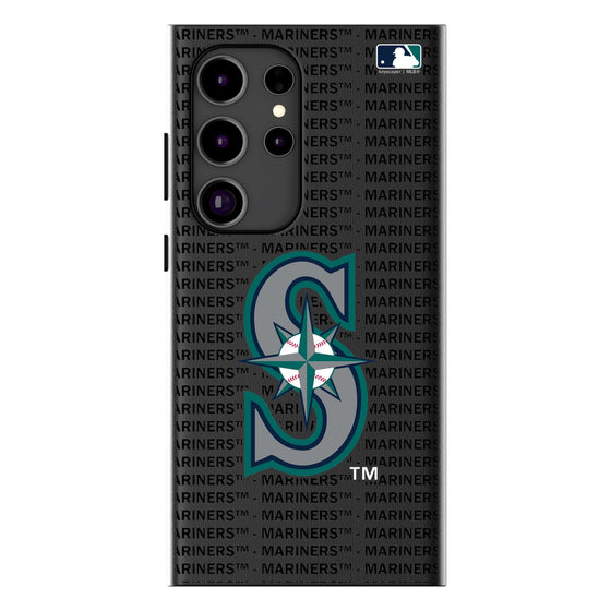 Seattle Mariners Text Backdrop MagSafe Compatible Phone Case-0