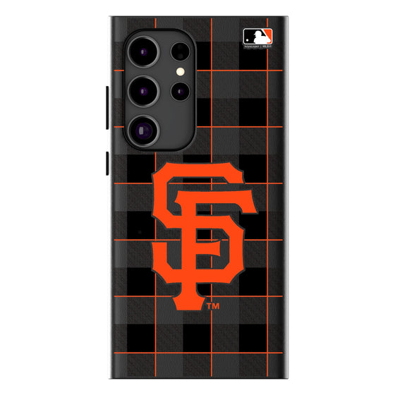 San Francisco Giants Plaid Magnetic Phone Case-1