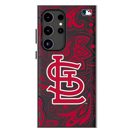 St Louis Cardinals Paisley MagSafe Compatible Phone Case-0