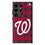 Washington Nationals Plaid Magnetic Phone Case-1