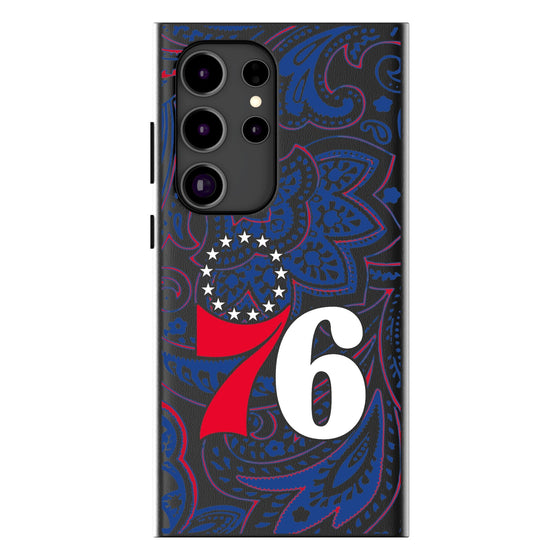 Philadelphia 76ers Paisley MagSafe Compatible Phone Case-0