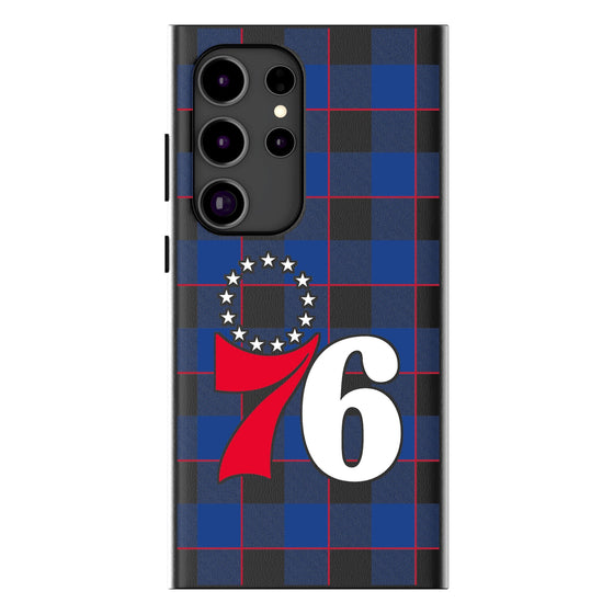 Philadelphia 76ers Plaid MagSafe Compatible Phone Case-0