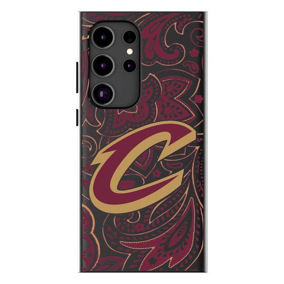 Cleveland Cavaliers Paisley Magnetic Phone Case-1