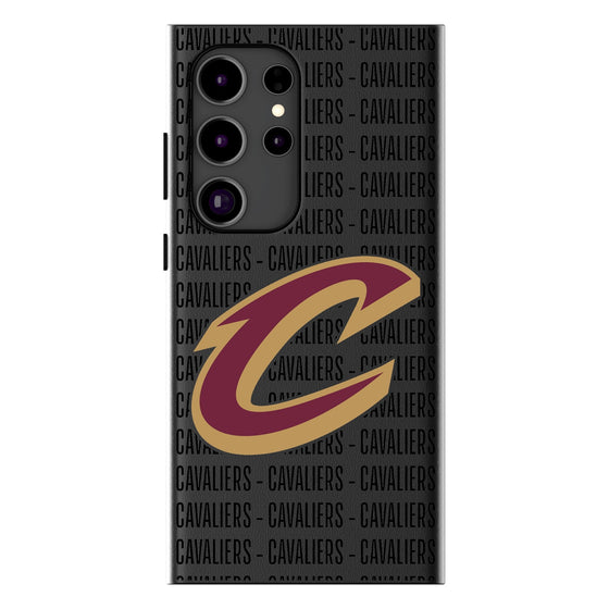 Cleveland Cavaliers Text Backdrop MagSafe Compatible Phone Case-0