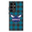 Charlotte Hornets Plaid Magnetic Phone Case-1