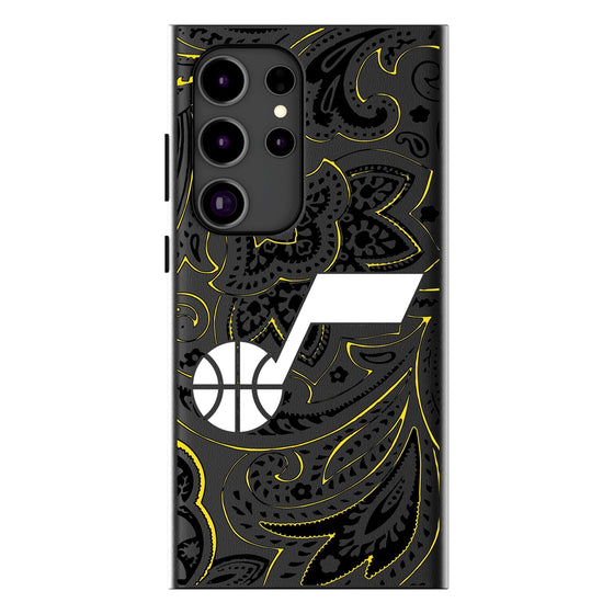 Utah Jazz Paisley Magnetic Phone Case-1