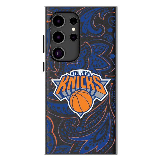 New York Knicks Paisley Magnetic Phone Case-1