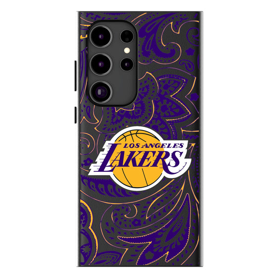 Los Angeles Lakers Paisley Magnetic Phone Case-1