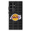 Los Angeles Lakers Text Backdrop MagSafe Compatible Phone Case-0