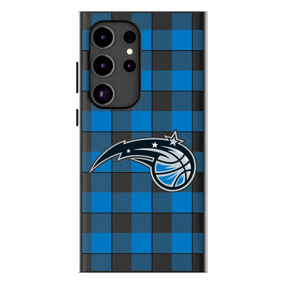 Orlando Magic Plaid Magnetic Phone Case-1