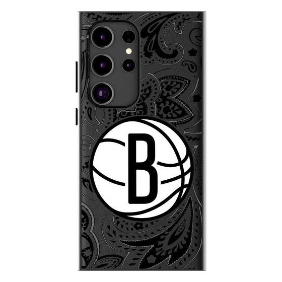 Brooklyn Nets Paisley MagSafe Compatible Phone Case-0