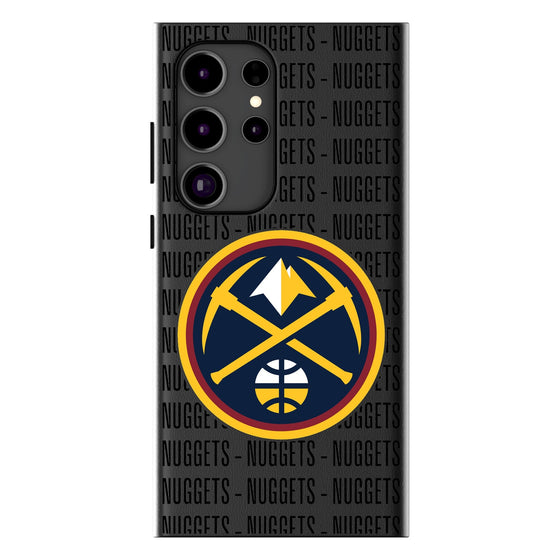 Denver Nuggets Text Backdrop MagSafe Compatible Phone Case-0