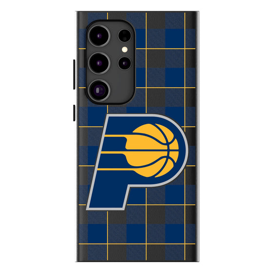 Indiana Pacers Plaid Magnetic Phone Case-1