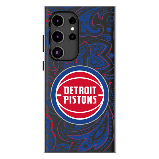 Detroit Pistons Paisley Magnetic Phone Case-1