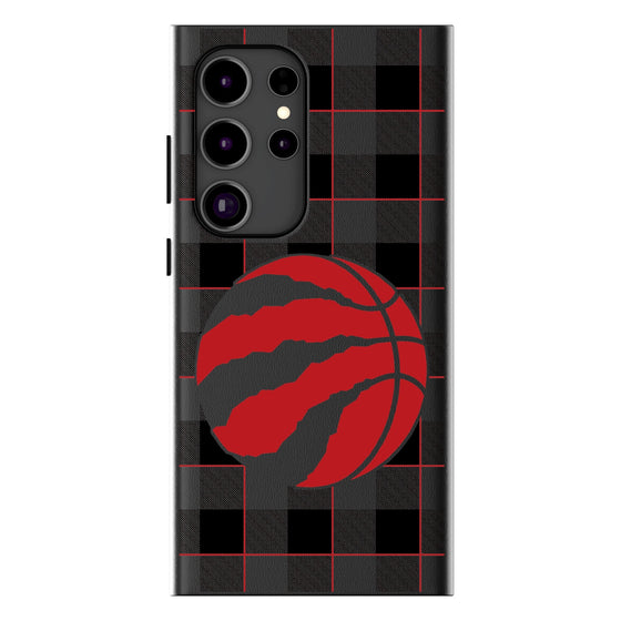 Toronto Raptors Plaid Magnetic Phone Case-1