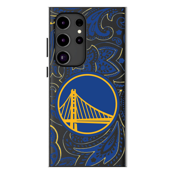 Golden State Warriors Paisley MagSafe Compatible Phone Case-0