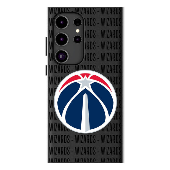 Washington Wizards Text Backdrop MagSafe Compatible Phone Case-0