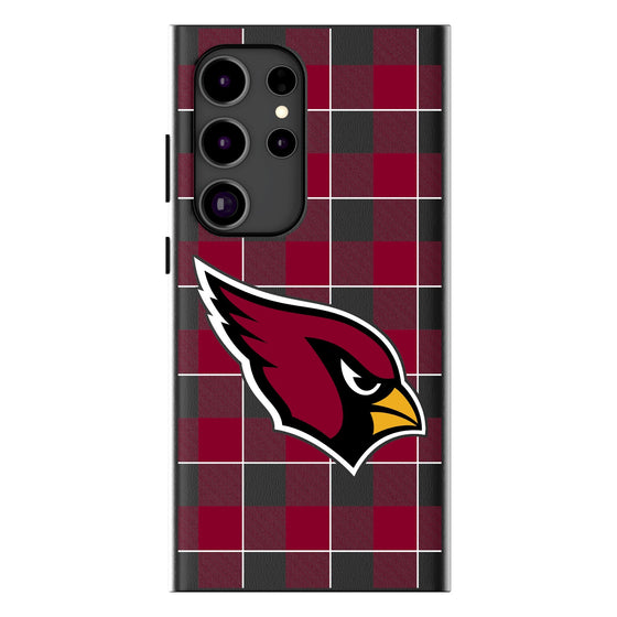 Arizona Cardinals Plaid MagSafe Compatible Phone Case-0