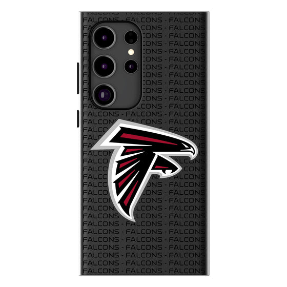 Atlanta Falcons Text Backdrop MagSafe Compatible Phone Case-0