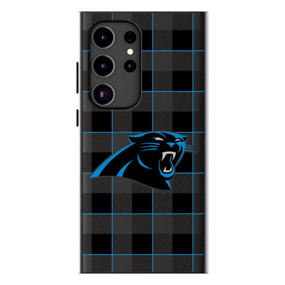 Carolina Panthers Plaid Magnetic Phone Case-1